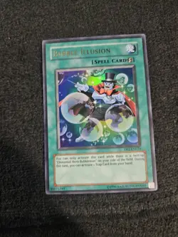 YuGiOh Bubble Illusion Ultra Rare DP1-EN024 Unlimited Edition NM - Image 1