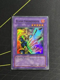 Flame Swordsman LOB-003 The Legend of Blue Eyes White Dragon Unlimited MINT - Image 1