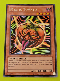 Yu-Gi-Oh Mystic Tomato Secret Rare LCYW-EN239 Nm - Image 1