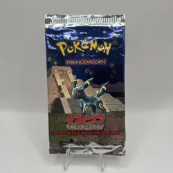 Pokemon Sealed Neo Discovery Booster Pack Umbreon Art - EMPTY - Image 1