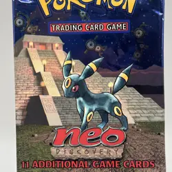 Pokemon Sealed Neo Discovery Booster Pack Umbreon Art - EMPTY - Image 2