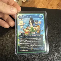 Lulu, Stern Guardian - 467 - Borderless Chocobo Track Foil MTG Final Fantasy NM - Image 1