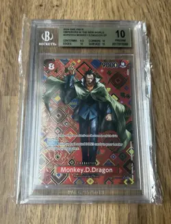 One Piece BGS 10 Monkey.D.Dragon SP OP09 Pristine Special Print OP07-015 - Image 1