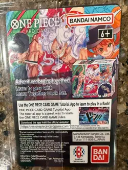 One Piece Monkey D. Luffy US Voyage College Basketball Promo Card Gonzaga SEALED - Image 2