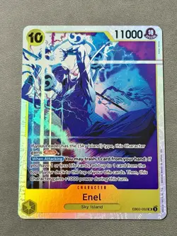Enel EB02-052 English SR Extra Booster: Anime 25th Collection One Piece Card - Image 1