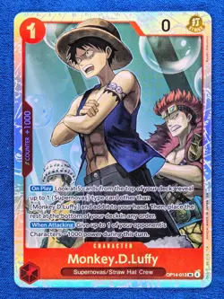 Monkey D. Luffy OP14-013 SR | NM | The Azure Sea's Seven | One Piece TCG | EN - Image 1