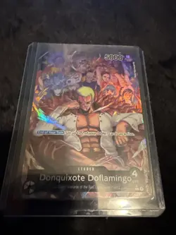 Donquixote Doflamingo One Piece Kingdoms Of Intrigue LEADER OP04-019 ALT ART - Image 1