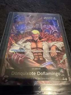 Donquixote Doflamingo One Piece Kingdoms Of Intrigue LEADER OP04-019 ALT ART - Image 2