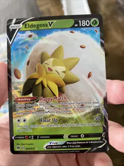 Eldegoss V ULTRA RARE 005/073 SWSH Champions Path NM Pokemon TCG Card HOLO 2020 - Image 1
