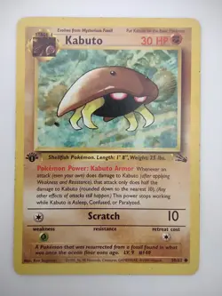 Pokemon Base Set Fossil 1st Edition/Unl Pick A Card Com/Uncommon Buy 6+ Save 25% - Image 5