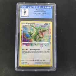 Pokemon Vivid Voltage Rayquaza Amazing Rare 138/185 CGC 9 MINT - Image 1