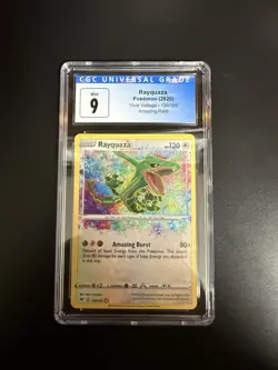 2020 Pokemon Rayquaza Vivid Voltage - 138/185 Amazing Rare - CGC 9 Mint - Image 1