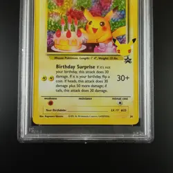 PSA 10 Birthday Pikachu 24 Pokemon Celebrations Holo Graded Card - Image 3