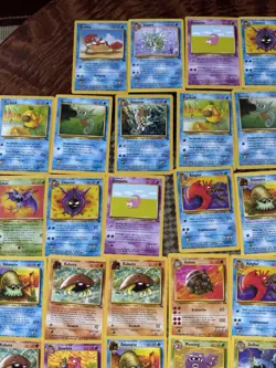 Pokemon Vintage Fossil Edition Base Set Lot Of Non Holos 57 Cards - Image 2