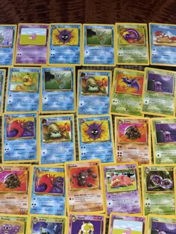 Pokemon Vintage Fossil Edition Base Set Lot Of Non Holos 57 Cards - Image 5