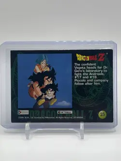 Dragon Ball Z 2001 Artbox JPP/Amada Card - #25 Piccolo/trunks/Vegeta/Krillin NM - Image 2