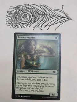 Essence Warden Commander 2014 Regular Non Foil Mtg Magic The Gathering - Image 1