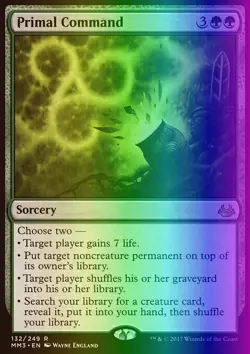 MTG Magic the Gathering Primal Command (132/270) Modern Masters 2017 LP FOIL - Image 1