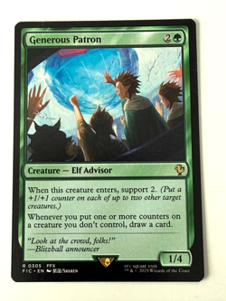 Generous Patron - FIC 0305 NM - Final Fantasy MTG Magic the Gathering - Image 1