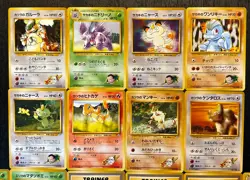 (26) JAPANESE POKEMON VINTAGE GYM HEROES LOT MISTY SABRINA CHAMRANDER MEOWTH - Image 3