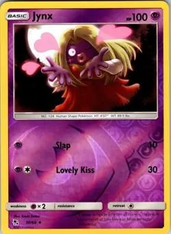 Jynx 30/68 Hidden Fates Pokemon TCG NM Reverse Holo - Image 1