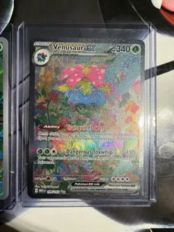 Pokemon TCG 151 Bulbasaur, 151 Ivysaur And 151 Venusaur EX Trio. - Image 2