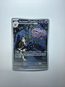 Pokemon TCG Team Rockets Weezing Illustration Rare Destined Rivals 199/182 NM - Image 1