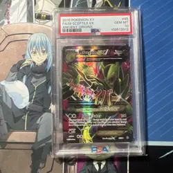 2015 POKEMON XY ANCIENT ORIGINS #85 FULL ART/M SCEPTILE EX PSA 10 MEGA - Image 1