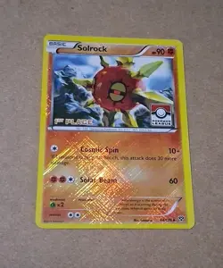 Solrock 64/146 - Pokemon League Promo - 1st Place Stamped - Reverse Holo - TCG - Image 1