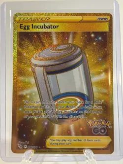 Egg Incubator (Secret) 087/078 Pokemon GO Holo: NM - Image 1