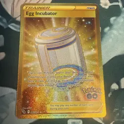 Pokemon TCG Egg Incubator Pokemon Go 087/078 Holo Secret Rare - NM - Image 1
