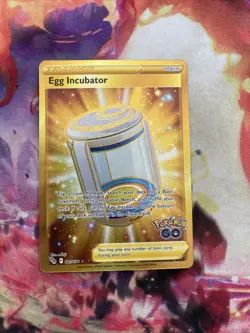Pokemon TCG Egg Incubator Holo Secret Rare Card 087/078 Pokemon Go - Image 1