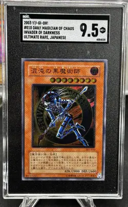 Dark Magician Of Chaos 307-010 Ultimate Rare SGC 9.5 Japanese Yugioh (PSA 10U) - Image 1