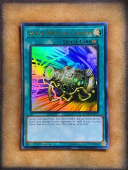 Yugioh Wave-Motion Cannon DUDE-EN039 Ultra Rare 1st Ed NM - Image 1