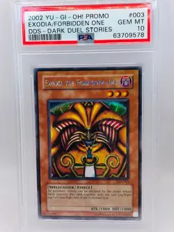 Yugioh PSA 10 Exodia The Forbidden One DDS-003 Prismatic Secret Rare - Image 3