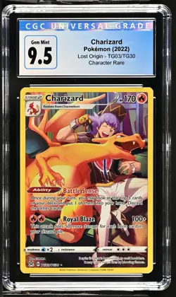 2022 Pokemon Lost Origin Charizard CGC 10 #TG03/TG30 - Image 1