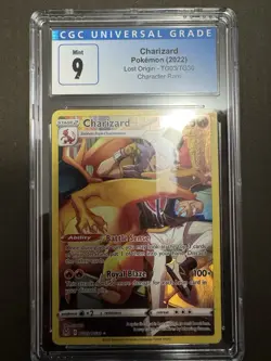 CGC 9 Charizard TG03/TG30 Pokemon Lost Origin Trainer Gallery 2022 SWSH Alt Art - Image 1