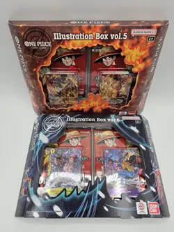 One Piece TCG: Illustration Box Vol 5 and Vol 6 BUNDLE SEALED - Image 1