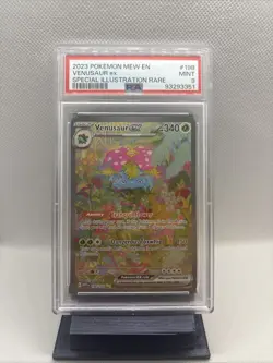 2023 Pokemon Mew En-151 #198 Venusaur Ex Special Illustration Rare PSA 9 Mint - Image 1