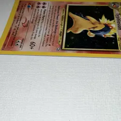 Pokemon Typhlosion Holo Rare 100 HP Stage 2 17/111 Neo Genesis English TCG Card - Image 2