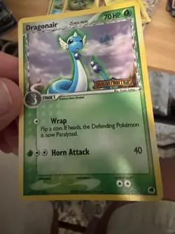 Dragonair Delta Species 28/101 Pokemon Dragon Frontiers Rare Promo Stamp NM HOLO - Image 1