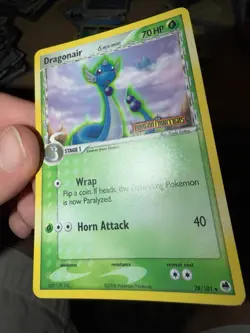 Dragonair Delta Species 28/101 Pokemon Dragon Frontiers Rare Promo Stamp NM HOLO - Image 2