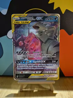 Mega Sableye & Tyranitar GX (126/236) Unified Minds Tag Team Holo Pokemon Card! - Image 1