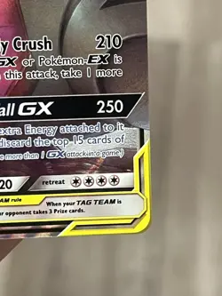 Pokemon 2019 Mega Sableye Tyranitar Tag Team GX 126/236 Holo Card Unified Minds - Image 5