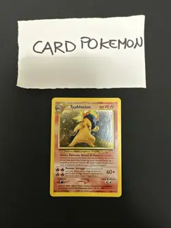 Pokemon Typhlosion 17/111 Neo Genesis Rara Holo Unlimited Wizards ITA Swirl Mint - Image 1