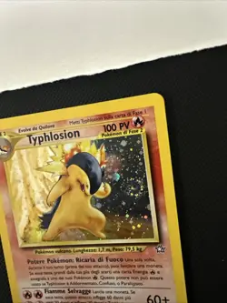 Pokemon Typhlosion 17/111 Neo Genesis Rara Holo Unlimited Wizards ITA Swirl Mint - Image 3