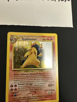 Pokemon Typhlosion 17/111 Neo Genesis Rara Holo Unlimited Wizards ITA Swirl Mint - Image 5