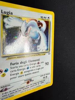 Pokemon Lugia 9/111 Neo Genesis Rara Holo Unlimited Wizards ITA Carte Vintage - Image 5