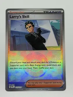Larry’s Skill Pokeball Reverse Holo 115/131 Prismatic Evolutions Pokemon Card NM - Image 1