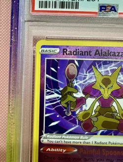 Pokemon TCG Radiant Alakazam Card 2022 #059/195 PSA 10 - Image 2